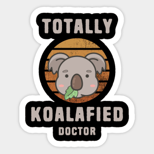 Koala Bear Puns Sticker